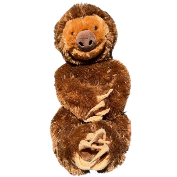 Build A Bear Brown Sloth Hugs w/ Hands & Feet Plush Stuffed Support Pet Toy - Picture 1 of 16